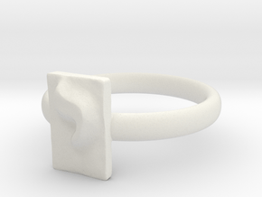10 Yod Ring in White Natural Versatile Plastic: 7 / 54