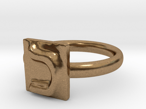 11 Kaf Ring in Natural Brass: 7 / 54