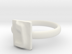 14 Nun Ring in White Natural Versatile Plastic: 7 / 54