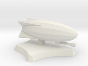 Snipper airship in White Natural Versatile Plastic