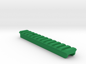 P90 Picatinny Side Rail in Green Processed Versatile Plastic