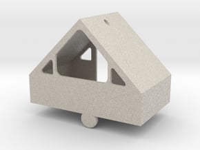 3-D A-Frame Ornament in Natural Sandstone