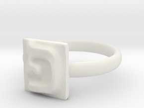 17 Pe Ring in White Natural Versatile Plastic: 7 / 54