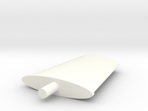 Seaking Fin Antenna in White Processed Versatile Plastic