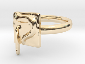 19 Qof Ring in 14K Yellow Gold: 7 / 54