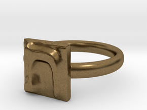 22 Tav Ring in Natural Bronze: 7 / 54
