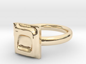 24 Mem-sofit Ring in 14k Gold Plated Brass: 7 / 54
