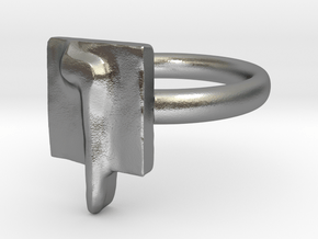 25 Nun-sofit Ring in Natural Silver: 7 / 54