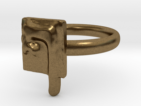 26 Pe-sofit Ring in Natural Bronze: 7 / 54