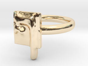 26 Pe-sofit Ring in 14k Gold Plated Brass: 7 / 54