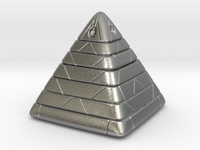 Pyramide Enlighted in Natural Silver