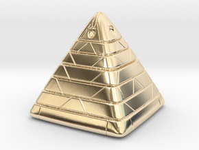 Pyramide Enlighted in 14K Yellow Gold
