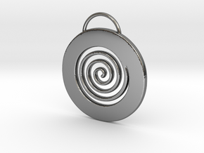 Endless Cirkle pendant.  in Fine Detail Polished Silver