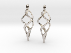 Kaladesh Earrings set in Platinum