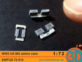 WW2 US MG Ammo Cans 1/72 scale SWFUD 72-013 in Smooth Fine Detail Plastic