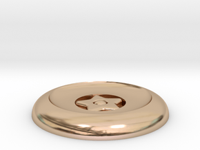 Finnish Blueberry in 14k Rose Gold Plated Brass