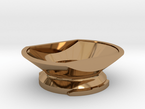 Boundless CF/CFX Filling Funnel in Polished Brass: Small