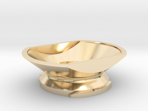 Boundless CF/CFX Filling Funnel in 14k Gold Plated Brass: Small