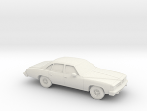 1/64 1976 Pontiac Grand LeMans Sedan in White Natural Versatile Plastic