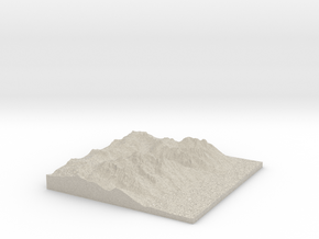 Model of East Prong in Natural Sandstone