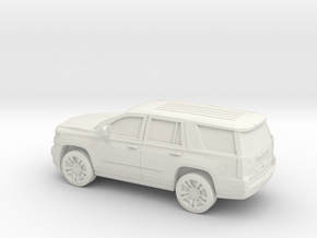 1/64 2015 Chevrolet Tahoe in White Natural Versatile Plastic