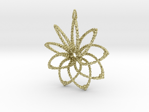 Cluster Funk 9 Points - 5cm, Loopet in 18K Gold Plated