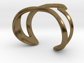  Mind generated bracelet - my idea of art in Polished Bronze: Small