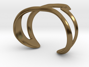  Mind generated bracelet - my idea of art in Polished Bronze: Large