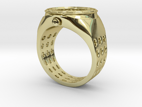 Watch Rings in 18k Gold Plated Brass: 7 / 54