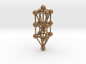 3D Tree Of Life 1.75" in Natural Brass