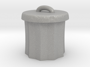  Power Grid Garbage Pails - One Pail in Aluminum