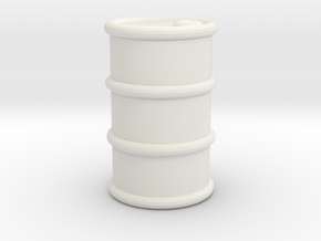 Power Grid Oil Barrels - One Barrel in White Natural Versatile Plastic