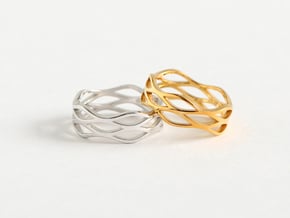 Wave Ring in 14K Yellow Gold