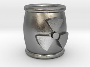 Power Grid Uranium Barrels - One Barrel in Natural Silver