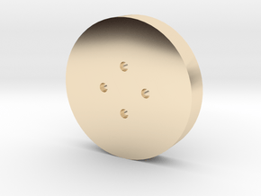 Small Shirt Button in 14K Yellow Gold