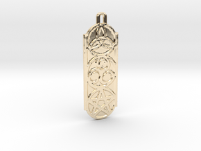Symbols 2 by ~M. Keychain in 14K Yellow Gold