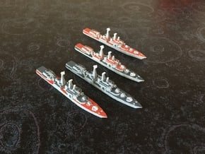 Udaloy I-class destroyer x 4, 1/1800 in White Natural Versatile Plastic