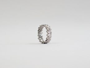 Drops Ring | 3 sizes in Rhodium Plated Brass: 6 / 51.5