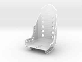 Racing Seat W Rails 1/25 in Tan Fine Detail Plastic
