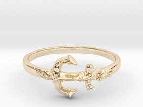 Anchor Of Hope Ring  in 14K Yellow Gold: 6 / 51.5