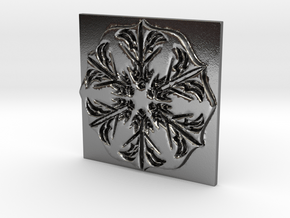 Snowflake in Polished Silver: Small