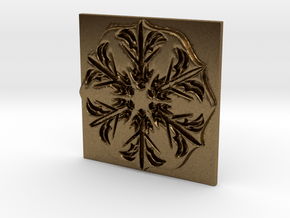 Snowflake in Natural Bronze: Extra Small