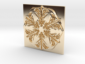 Snowflake in 14K Yellow Gold: Extra Small