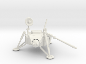 1/100 Scale Viking Mars Lander in White Natural Versatile Plastic