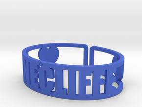 Pinecliffe Cuff in Blue Processed Versatile Plastic