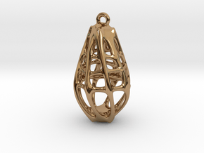 Lantern pendant in Polished Brass