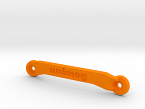 CW01 Chassis Brace - Front - Unimog in Orange Processed Versatile Plastic