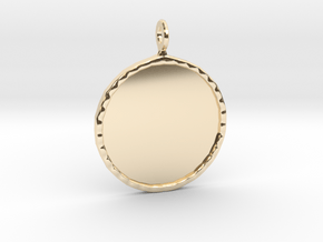 Mirror Charm in 14K Yellow Gold
