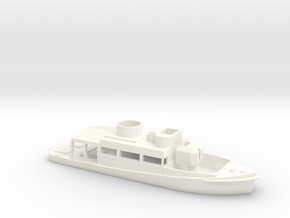 1/144 Scale Patrol Boat Water Line in White Processed Versatile Plastic