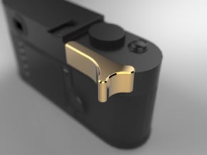 Leica M Camera Thumb Grip in 18k Gold Plated Brass